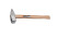 Universal hammer, wooden handle, square firing pin, 800 gr. // HARDEN