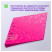 Folder on 2 Berlingo "Neon" rings, 24 mm, 1000 microns, pink neon, D-rings, with inner pocket