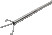 Flexible grip (max.14 mm), length 525 mm