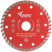 Diamond cutting disc "turbo" (dry and wet cutting) 125x1.9x7.0x22.2 mm