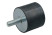 Vibration isolator with external and internal threads, type EC (B) M12x37 373.22 kg A00006.16007502512