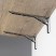 Folding shelf holder 350*135*30 chrome AKS (Model 2)