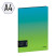 Folder with 20 Berlingo "Radiance" inserts, 17 mm, 600 microns, with inner pocket, blue/green gradient