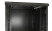 TTB-4281-DD-RAL9004 Floor cabinet 19-inch, 42U, 2055x800x1000mm (HxWxD), front and rear hinged perforated doors (75%), handle with lock, 2 vertical cable organizers, new type roof, color black (RAL 9004 (disassembled)