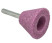 Abrasive PRACTICE aluminum oxide ball, trapezoidal 35x25 mm, tail 6 mm, blister
