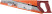 Wood hacksaw, medium tempered tooth 7 TPI, 2D sharpening, plastic handle 400 mm