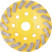 Диск алмазный шлифовальный, посадочный диаметр 22,2 мм, "Турбо-сегмент" 125 мм