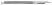 Напильник сверхтонкий трехгранный без ручки 125 мм, насечка личная