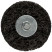Polymer CNS stripping disc with pin, wheel 75 mm