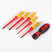 Dielectric screwdriver VDE with replaceable bits, 5 pcs. NIO-4405+