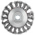 Tilt-wheel bracket, M14 nut, 100 mm twisted steel wire