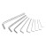 9pcs 6-sided keys in the WP222004 WORKPRO holder