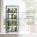 Greenhouse greenhouse on the windowsill Geoplastboard 46x24x100 cm 4 shelves color green