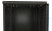 TWB-0445-SR-RAL9004 Wall cabinet 19-inch (19"), 4U, 278x600x450mm, metal front door with lock, two side panels, color black (RAL 9004) (disassembled)