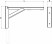 Folding shelf holder 350*135*30 chrome AKS (Model 2)