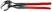 KNIPEX ALLIGATOR® adjustable pliers, 90 mm (3 1/2"), turnkey 95 mm, L-400 mm, gray, 1-k handles