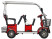 Electric tricycle Rutrike Gelbert Hara 48V/60V 600W, blue