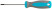 Screwdriver, CrV steel, rubberized handle PH0 x 75 mm