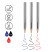 Set of ballpoint pens STAMM "111" 3 pcs., 03cv., 0.7mm, European weight