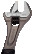 ERGO adjustable wrench, length 308/grip 34 mm