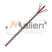 Standard elongated cable stocking KCHX130/2U, 110-130mm, L=1500mm, 2 loops MALIEN