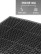 Dirt-resistant mat with through holes and edging 900x1500x10mm Black