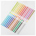 Colored plastic pencils Gamma "Cartoons", 24 colors +1 gold +1 silver, triangular, sharpened, European weight