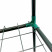 Connecting tee corner for greenhouse (10 pieces), green