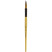 Artistic synthetic brush Gamma "GOLD BRUSH", round No.8, French mount, short handle