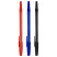 A set of ballpoint pens STAMM "049" 3 pcs., 03 colors, 0.7mm, tinted case, package with a European suspension
