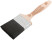 The brush is fluted, thick. 16 mm, 70% PBT/30% black natural. bristles, stainless steel crimp, width 70 mm