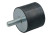 Vibration isolator with external and internal threads, type EC (B) M10x28 141.33 kg A00006.16005002510