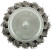 Cup plate, with stud, 65 mm twisted steel wire