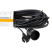 Extension cord ProConnect PVS 2x0.75.30 m, used, 6 A, 1300 W, IP20, black (Made in Russia)