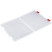 Document folder STAMM A4, 230*305*23mm, plastic, transparent, red latches