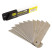 Spare blades for knife 25mm x 0.7 mm, plast.box 10 pcs, CHEGLOK (10/160)