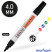 Marker paint MunHwa "Industrial" black, 4mm, nitro base, for industrial use