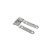 Hinge for countertops, plate 180° overhead AKS white zinc