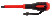 Insulated screwdriver with ERGO handle for Phillips PH1x80 mm screws with Kevlar loop