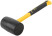 Киянка резиновая, фиберглассовая ручка 80 мм (900 гр)