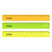 16cm STAMM ruler, plastic, opaque, neon colors, assorted