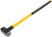 Forged sledgehammer, reinforced fiberglass handle 900 mm, 3 kg