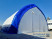 Monomakh pneumatic frame garage hangar with 7 m gate