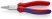 Круглогубцы, губки Ø3x30 мм, L-160 мм, хром, двукомпонентные ручки