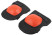 Protective knee pads with plastic cups