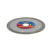 Diamond disc turbocharged PRACTICE "Super thin" 125 x 22 mm, thickness 1.4 mm, porcelain stoneware (1 pc.) (640-018)