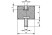 Виброизолятор (буфер резинометаллический) M4x10 до 13 кг KIPP K0568.01500855