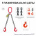 7.5t 2.5m OCALIFT Sling 2CC Double-branched Chain 8kl Glazed Chain 8kl G80