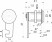 Swing door lock, mechanical 103-30 AKS