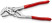 Adjustable pliers - wrench, 40 mm (1 1/2"), L-180 mm, chrome, 1-K handles